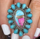 Stunning Krush Exclusive Pink Turquoise Rings MADE TO ORDER-Ring Sizers-Rae Collective, Women's Online Fashion Boutique Located in Phoenix, Arizona (Scottsdale Area)