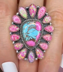Stunning Krush Exclusive Pink Turquoise Rings MADE TO ORDER-Ring Sizers-Rae Collective, Women's Online Fashion Boutique Located in Phoenix, Arizona (Scottsdale Area)