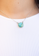 Lovely Turquoise Slabs-Necklaces-Rae Collective, Women's Online Fashion Boutique Located in Phoenix, Arizona (Scottsdale Area)