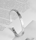 Sterling Silver Geometric Minimalist Cuff Bangle-Jewelry-Krush Kandy, Women's Online Fashion Boutique Located in Phoenix, Arizona (Scottsdale Area)