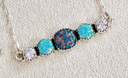 Multi Opal Stone Necklaces-Chain Necklaces-Rae Collective, Women's Online Fashion Boutique Located in Phoenix, Arizona (Scottsdale Area)