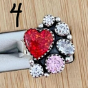 Multi Crystal Stone Rings-Rings-Rae Collective, Women's Online Fashion Boutique Located in Phoenix, Arizona (Scottsdale Area)