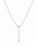 Dainty Lariat Crystal Necklace-Necklaces-Krush Kandy, Women's Online Fashion Boutique Located in Phoenix, Arizona (Scottsdale Area)