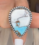 One Of A Kind Pink Turquoise Slab Rings MADE TO ORDER-Ring Sizers-Rae Collective, Women's Online Fashion Boutique Located in Phoenix, Arizona (Scottsdale Area)