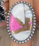 One Of A Kind Pink Turquoise Slab Rings MADE TO ORDER-Ring Sizers-Rae Collective, Women's Online Fashion Boutique Located in Phoenix, Arizona (Scottsdale Area)