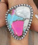 One Of A Kind Pink Turquoise Slab Rings MADE TO ORDER-Ring Sizers-Rae Collective, Women's Online Fashion Boutique Located in Phoenix, Arizona (Scottsdale Area)