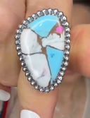 One Of A Kind Pink Turquoise Slab Rings MADE TO ORDER-Ring Sizers-Rae Collective, Women's Online Fashion Boutique Located in Phoenix, Arizona (Scottsdale Area)