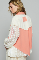 POL Lace Jean Jacket-Jackets-Rae Collective, Women's Online Fashion Boutique Located in Phoenix, Arizona (Scottsdale Area)