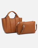 Maddox Paneled Satchel Handbag-handbag-Krush Kandy, Women's Online Fashion Boutique Located in Phoenix, Arizona (Scottsdale Area)