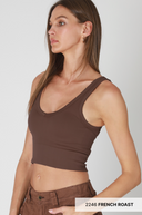 NIKIBIKI Reversible Herringbone Tank Top-Tanks-Rae Collective, Women's Online Fashion Boutique Located in Phoenix, Arizona (Scottsdale Area)