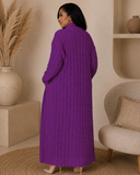 Set The Tone Open Long Knit Pocket Cardigan