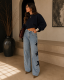 Starlit Rodeo Wide Leg Jeans