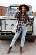 Cool As Ice Long Sleeve Plaid Top | S-2X, 3 Colors!-Long Sleeve Tops-Rae Collective, Women's Online Fashion Boutique Located in Phoenix, Arizona (Scottsdale Area)
