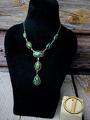 Reya's Stone Drop Necklace-Necklaces-Rae Collective, Women's Online Fashion Boutique Located in Phoenix, Arizona (Scottsdale Area)