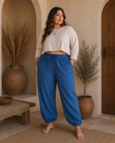 Wide Leg Denim Lounge Pants