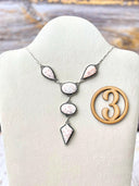 Pink Larimar Lariat Necklaces-Necklaces-Rae Collective, Women's Online Fashion Boutique Located in Phoenix, Arizona (Scottsdale Area)