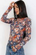 Floral Fantasy: Mesh Fitted Long Sleeve (3 Options!)-Long Sleeve Tops-Rae Collective, Women's Online Fashion Boutique Located in Phoenix, Arizona (Scottsdale Area)