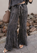 Rambling Rose Mineral Wash Flare LoungePants-Pants-Krush Kandy, Women's Online Fashion Boutique Located in Phoenix, Arizona (Scottsdale Area)