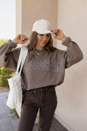 California Embroidered Crewneck-Sweatshirts-Krush Kandy, Women's Online Fashion Boutique Located in Phoenix, Arizona (Scottsdale Area)
