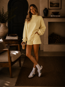 Oversized Sweatshirt and Shorts Lounge Set
