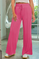 Drawstring Wide Leg Pants with Pockets-Bottoms-Rae Collective, Women's Online Fashion Boutique Located in Phoenix, Arizona (Scottsdale Area)