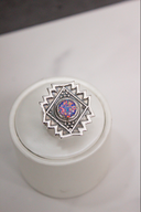 Intricate Aztec Design Stone Matching Ring-Statement Rings-Rae Collective, Women's Online Fashion Boutique Located in Phoenix, Arizona (Scottsdale Area)