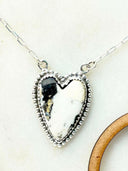 Long Heart Stone Slab Necklace MADE TO ORDER-Necklaces-Rae Collective, Women's Online Fashion Boutique Located in Phoenix, Arizona (Scottsdale Area)