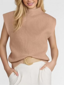 Lunet Sleeveless Sweater-Tops-Krush Kandy, Women's Online Fashion Boutique Located in Phoenix, Arizona (Scottsdale Area)