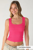 Lace Textured Square Top
