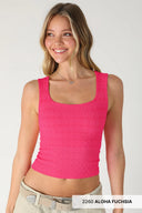 Lace Textured Square Top