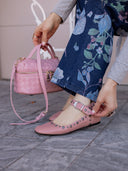 Mystic Mary Jane Studded Ballet Flat-Flats-Krush Kandy, Women's Online Fashion Boutique Located in Phoenix, Arizona (Scottsdale Area)