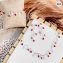 Solstice Serenade Sterling Silver & Stone Set-Necklaces-Rae Collective, Women's Online Fashion Boutique Located in Phoenix, Arizona (Scottsdale Area)