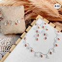 Solstice Serenade Sterling Silver & Stone Set-Necklaces-Rae Collective, Women's Online Fashion Boutique Located in Phoenix, Arizona (Scottsdale Area)