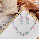 Solstice Serenade Sterling Silver & Stone Set-Necklaces-Rae Collective, Women's Online Fashion Boutique Located in Phoenix, Arizona (Scottsdale Area)