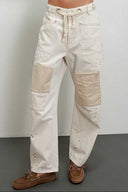 Wide Leg Patchwork Denim Pants-Denim-Krush Kandy, Women's Online Fashion Boutique Located in Phoenix, Arizona (Scottsdale Area)