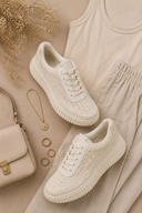 Dolea - Loop Woven Platform Sneakers