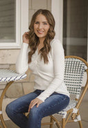 Cream Sweater | Krush Kandy Boutique | Phonix, AZ