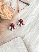 Days of Spring Collection Rosarita and Pink Conch Studs