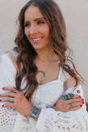 All Around You Stamped Krush Cluster Necklace-Necklaces-Rae Collective, Women's Online Fashion Boutique Located in Phoenix, Arizona (Scottsdale Area)