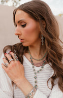 Kristyn's Sterling Daisy Set-Chain Necklaces-Rae Collective, Women's Online Fashion Boutique Located in Phoenix, Arizona (Scottsdale Area)