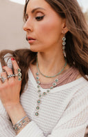 Kristyn's Sterling Daisy Set-Chain Necklaces-Rae Collective, Women's Online Fashion Boutique Located in Phoenix, Arizona (Scottsdale Area)