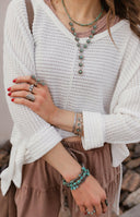 Kristyn's Sterling Daisy Set-Chain Necklaces-Rae Collective, Women's Online Fashion Boutique Located in Phoenix, Arizona (Scottsdale Area)