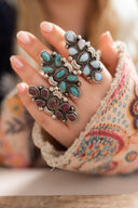 Moonlight Stone Rings | Krush Kouture-Cluster Rings-Rae Collective, Women's Online Fashion Boutique Located in Phoenix, Arizona (Scottsdale Area)