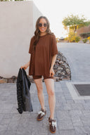 Loose Fit Oversized Bike Short Set| S-2X-2 Piece Outfit Sets-Rae Collective, Women's Online Fashion Boutique Located in Phoenix, Arizona (Scottsdale Area)