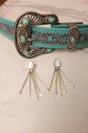 Teardrop Treasure Fringe Earrings-Drop Earrings-Rae Collective, Women's Online Fashion Boutique Located in Phoenix, Arizona (Scottsdale Area)