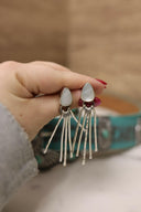 Teardrop Treasure Fringe Earrings-Drop Earrings-Rae Collective, Women's Online Fashion Boutique Located in Phoenix, Arizona (Scottsdale Area)