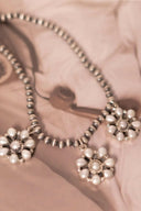 Desert Pearls Cluster Necklace-Squash Blossom Necklaces-Rae Collective, Women's Online Fashion Boutique Located in Phoenix, Arizona (Scottsdale Area)
