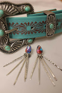Teardrop Treasure Fringe Earrings-Drop Earrings-Rae Collective, Women's Online Fashion Boutique Located in Phoenix, Arizona (Scottsdale Area)