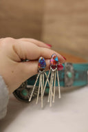Teardrop Treasure Fringe Earrings-Drop Earrings-Rae Collective, Women's Online Fashion Boutique Located in Phoenix, Arizona (Scottsdale Area)