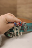 Teardrop Treasure Fringe Earrings-Drop Earrings-Rae Collective, Women's Online Fashion Boutique Located in Phoenix, Arizona (Scottsdale Area)